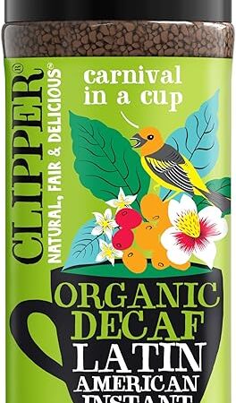 Clipper Coffee: Latin American Decaf Instant Coffee – Medium Roast Coffee, Freeze Dried & Ethically Sourced – 100g (3.53oz)