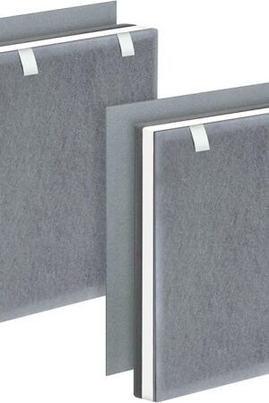 2 Pack Vital 100 True HEPA Replacement Filter Compatible with LEVOIT Vital 100 Air Purifiers, 2-Stage H13 True HEPA Filtration System, Vital 100-RF Filters