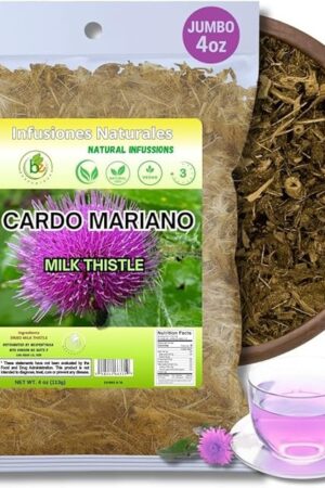 Cardo Mariano Herb Tea | Vegan | 100% Pure & Natural Cardo Marin - Milk Thistle Loose Tea 4oz (113g)