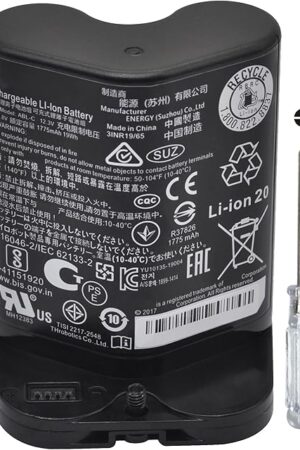 ABL-C Replacement Li-Ion Battery for iRobot Braava Jet M6 Series M611020 M612880 M612680 M614480 6100 Ultimate Robot Mop 10.8V 19Wh/1775mAh