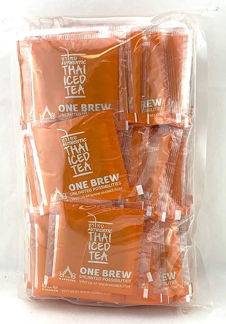 Authentic Thai Iced Tea Flavored Black Tea (Pack of 1 (70 bags))
