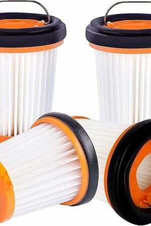 4 Pack WV201 Vacuum Filter Replacement for Shark W1 S87 Cordless Handheld Vacuum WV200, WV201, WV205, WV220,WV221, WV250, WV251 Handheld Vacuum,Compare to Part # XHFWV200.
