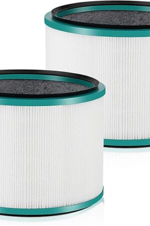 2 Pack HP01 HP02 HEPA Filter Replacement Compatible with Dyson HP01 HP02 DP01 DP02 Desk Purifiers, Replaces Part # 968125-03, Fit for Dyson Pure Hot Cool Link Air Purifier Filter