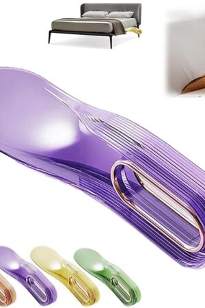 2 in 1 Mattress Lifter & Bed Sheet Tucker Tool, Ergonomic Mattress Lifting Wedge for Effortless Sheet Tucking, Bed Making Helper for Home, Hotel, Suitable for Most Beds (Purple)