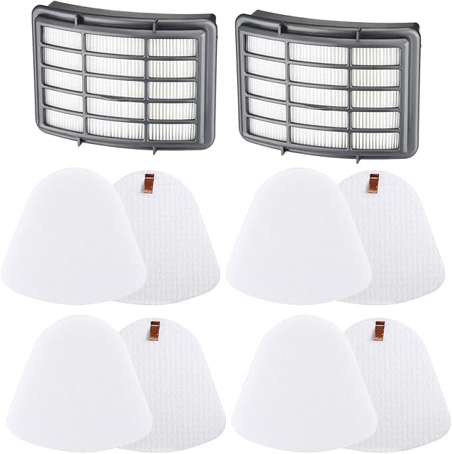 4+2 Pack Filters for Shark Vacuum Navigator Lift Away Filter Replacement Models NV350 NV351 NV352 NV355 NV356E NV360 UV440 UV540 CU500 XFF350 XHF350
