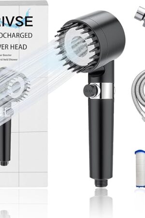 Drivse™ Showerhead, Drivse Filtered Shower Head With Handheld, High Pressure Handheld Hydrojet Nozzle Kit with Water Filter, Drivse Turbo Showerhead Fits for Men, Women, Children and Pets.