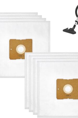 8 Pack Type Z HEPA Vacuum Bags for Riccar Moonlight, Pizzazz, Sunburst & Simplicity Jill, Jack, Snap Vacuum Cleaners, Part RZH-6/SZH-6