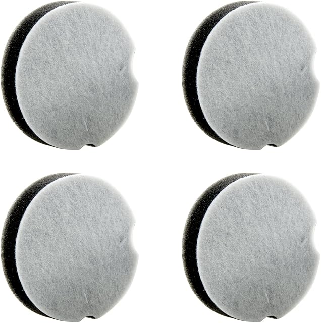 4 Pack Filter Replacement for Bissell PowerForce Compact Lightweight Vacuum Cleaner 1520 2112, Compatible with Bissell Turbo Bagless 2690 Cleanview 3508 Cleaner, Compare to Part #1604896/160-4896