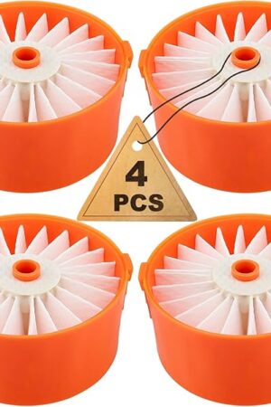 4 Pack Filter Element for BLACK+DECKER POWERSERIES Cordless Stick Vacuum Cleaner BSV2020G, BSV2020P # N665227