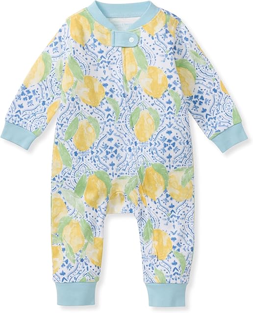 Burt's Bees Baby baby-girls Sleep and Play Pajamas, 100% Organic Cotton, One-piece Footless Pajamas