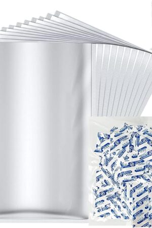 50 Pack 1 Gallon Mylar Bags