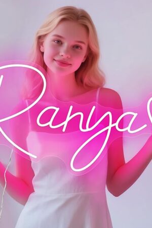 Custom Neon Sign for Wall Decor, Custom neon sign customizable LED Name Light for Wedding Bedroom Decor Birthday Happy Party Gifts Business Bar Salon Shop LOGO Personalized Girls Teen Kids Baby Family