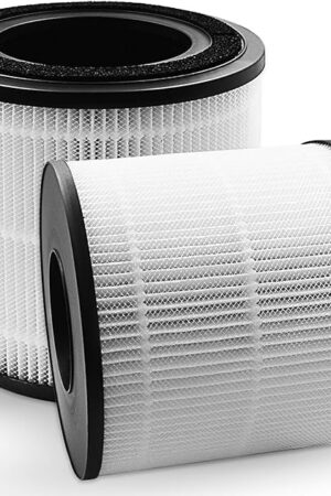 3139A Filter Replacement Compatible with BISSELL MYair Pro Air Purifier 2-Pack 3139B Air Purifier Replacement Filter Part Number 3069 3-in-1 Replacement Filters