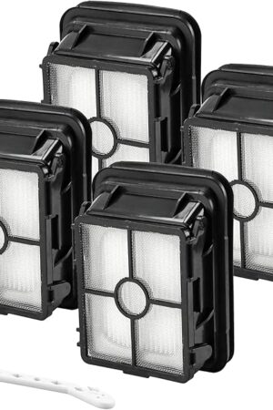 4 PACK 1866 Replacement Filter for Bissell Crosswave Pet Pro Vacuum 1785 2554 2551 2306 2304 1785A 2596 Crosswave Cordless Max Vacuum Cleaner Parts Replace 1608684 LUXRILIX