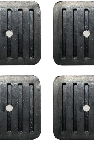 4 Pack Mini Split Anti-Vibration Pads Wall Mounting Bracket Isolator Rubber Pad Damper Shock Absorbing Feet for Ductless Air Conditioner Heat Pump System Outdoor Condenser Unit A/C HVAC