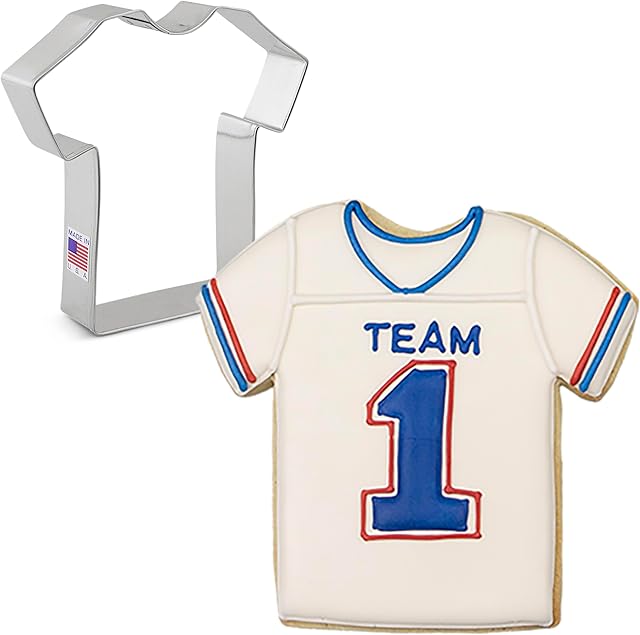 Ann Clark Cookie Cutters Jersey/Shirt Cookie Cutter 4.25" Made in USA