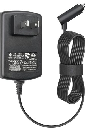 Charger for Dyson Cordless Vacuum V6 V7 V8 DC58 DC59 DC61 DC62 SV03 SV04 SV05 SV06 SV07 SV09 Absolute Animal Fluffy Motorhead Vacuum Power Supply, 26V 0.78A AC DC Adapter, UL Listed, 6FT Power Cord