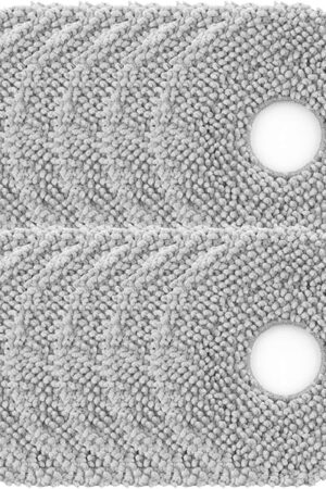 12Pcs Microfiber Mop Cloth Pad for Roborock Q Revo,Qrevo S,Qrevo Pro,Qrevo Master,Qrevo MaxV,QV35A,QV 35S,Qrevo S5V,Qrevo Edge S5A,Qrevo Curv,Saros 10R Robot Vacuum, Washable Mopping Cloth Accessories