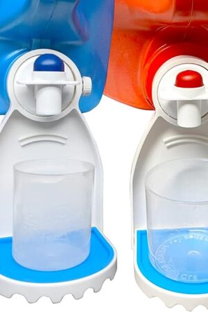 2 Pcs Laundry Liquid Detergent Cup Holder Febwind Laundry Drip Cup Holder Fabric Softener Drip Catcher Soap Holder Tray Cup Stand Container Laundry Soap Station Organizer White