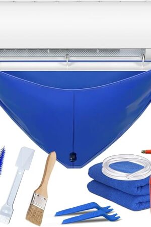 10pcs Split Air Conditioner Cleaning Cover Mini Split Cleaning Kit,Mini Split Cleaning Bag for Home Air Conditioning Units