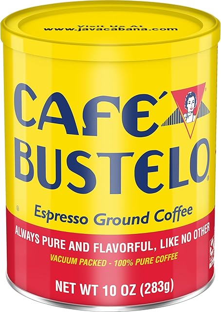 Café Bustelo Espresso Dark Roast Ground Coffee, 10 Ounces