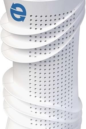Eva-Dry Air-Dry Cylinder - Powerful Renewable Moisture Absorber for Small Spaces - Renews in Just 2 Hours, Non-Toxic, Safe for Closets, Safes, and More (Sold Individually)