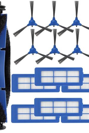 14 PCS Accessories for Eufy RoboVac 11S Max, 15C Max, G30, G30 Edge, 30C Max, G20, G20 Hybrid, G15, G32 Pro Robot Vacuum, Replacement Parts Main Brush, Side Brush, Filter, Mop Cloths, Dust Bag
