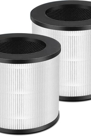 2 Pack Model 14 Replacement Filter for MA Air Puri-Fier Models 14/14B/14W, 3-in-1 Contains Pre-Filter and Activated Carbon Fi-lterr