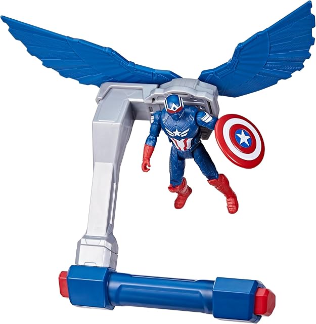 The Marvel Epic Hero Series Captain America: Brave New World Flight Control Action Figure with Accessory, Super Hero Toys for Kids Ages 4+