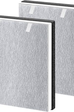 2 Pack Vital 100 True HEPA Replacement Filter Compatible with LEVOIT Vital 100 Air Purifier, H13 and High-Efficiency Activated filter Set, Part Number 100-RF