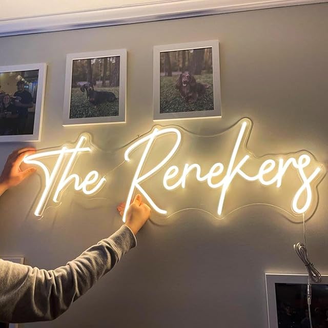 Custom Neon Signs for Wall Decor Personalized Customizable LED Name Light up Signs for Bedroom Wedding Party Logo Business Signs Birthday Gift