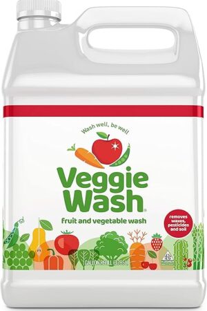 Veggie Wash Fruit and Vegetable Wash, Ideal for Cleaning Produce, 1 Gallon