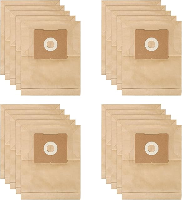 20 Pack Replacement Vacuum Bags Compatible with Bissell Zing 4122, 2154A, 2154W, 2154, 4122D, 1668, 1668C, 1668W, 1608, 2154C Canister Vacuum, Replacement Part Number 2138425