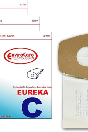EnviroCare Replacement Vacuum Cleaner Dust Bags made to fit Eureka Mighty Mite Type C 9 Bags