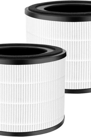 ATXKXE 2 Pack AP-S0610L Air Filter Replacement Fit for Mooka AP-S0610L Air Purifier, 3-in-1 True Filter