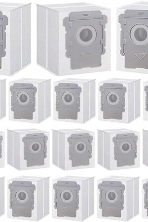 18 Pack Vacuum Bags Compatible with iRobot Roomba i7 i7+ i3 i3+ i8 i8+ j5+ i5+ i4 i4+ i1+ i6 i6+ j5+ j7 j7+ s9 s9 Plus Bags Automatic Dirt Disposal Bags