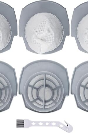 6 Pack 2610 2611 Filter for Bissell 3-in-1 Turbo Lightweight Corded Stick Vacuum Series, Compare to Part # 1620624