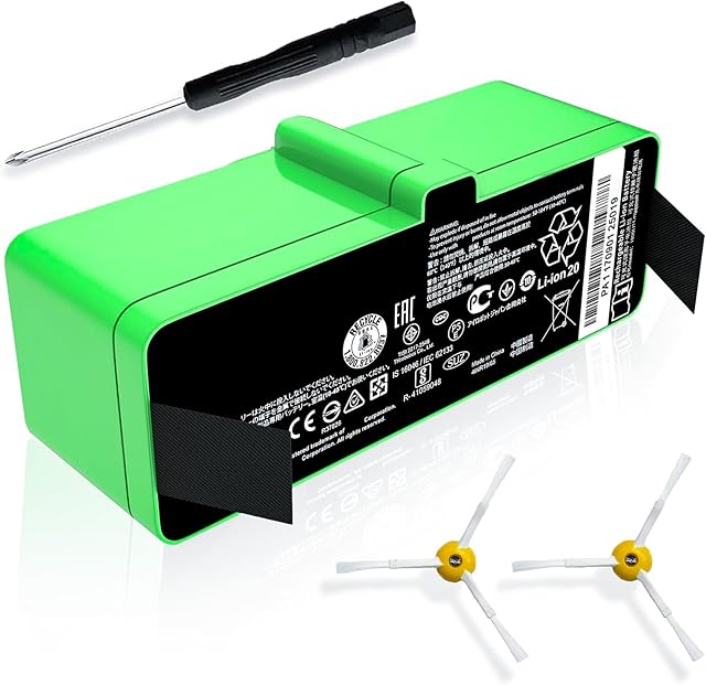 4400mAh for iRobot Roomba Replacement Parts Roomba Lithium Ion Battery - Compatible with Roomba 980 960 895 890 860 695 680 690 675 640 614 Series 1800Li Xlife 14.4V