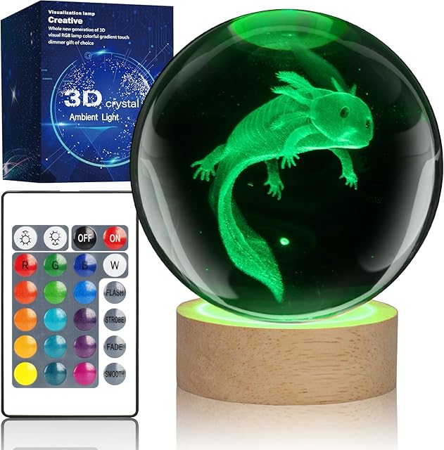 Crystal Ball Night Light 16 Color LED
