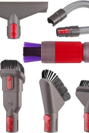 YDD Replacement Attachments for Dyson Cordless V15 V12 V11 V10 V7 V8 Brushes Extension Hose Mattress Brush Crevice Accessories Kit
