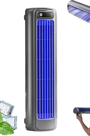 Brizac, BrizaAC Air Conditioner, Qinux Brizaac Air Cooler, 2025 New Cooling Ace Portable Air Conditioner, Ac Fans That Blow Cold-Air for Bedroom with 3 Speeds (Gray)