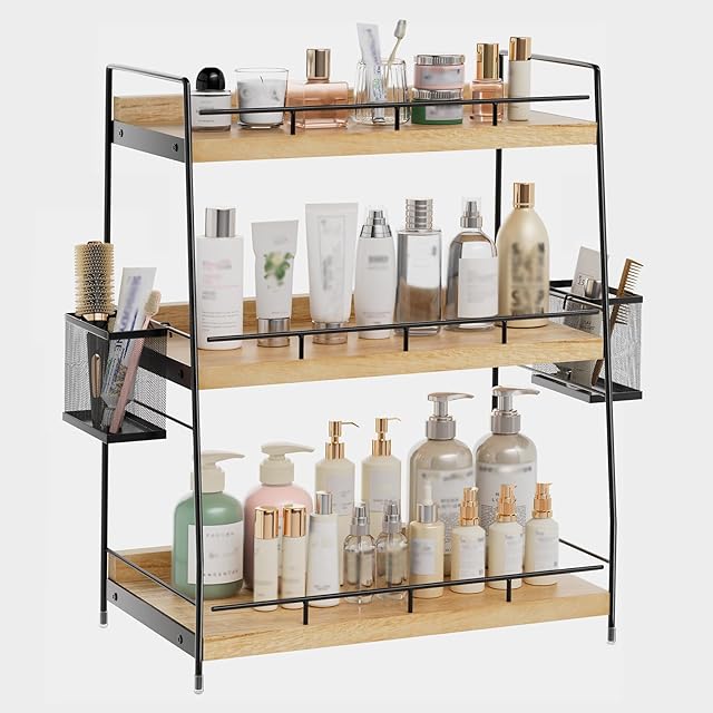 Bathroom Organizer Countertop 3 Tier Bathroom Counter Organizer with Basket