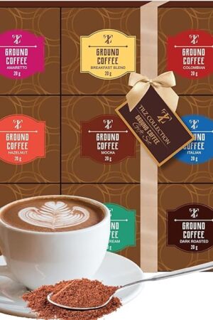 Coffee Gifts - Gourmet Coffee Gift Set |9 Ground Coffee Assortment Gift Set |Coffee Sampler Gift Set, Tasting Kit |Gifts For Coffee Lovers |Ground Coffee Gift Basket |Gifts For Men And Women