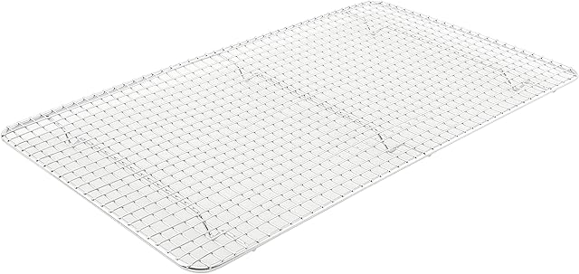 Winco Pan Grate, 10-Inch by 18-Inch,Chrome,Medium