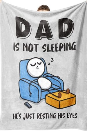 Dad is Not Sleeping Blanket Super Soft Throws Blanket 60" x 50"