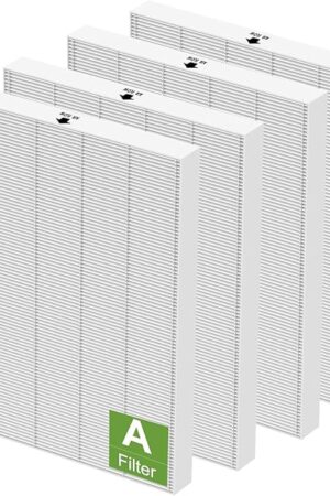 C535 Replacement Filter Compatible with Winix C535 Replacement Filtetr for Winx PlasmaWave 5300-2, C535, P300, 6300-2, 5300, 9000 Air Purifier, H13 HEPA Filters, Replace 115115 Size 21 Filter A