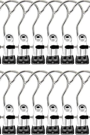 Boot Hangers Clips, 16 Pack Laundry Hooks Hanging Clips Clothes Pins Closet Hanger Organizer Clamps Socks Towel Clips Heavy Duty Clothespins Bulk Hanger Clips for Closet Travel Pants Socks Handbags