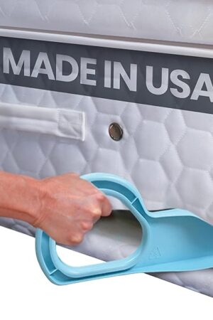 Bed Maker and Mattress Lifter Tool Helps Lift and Hold The Mattress- Can Tuck Sheets or Bed Skirts Alleviating Excess Strain. Patented and Made in America