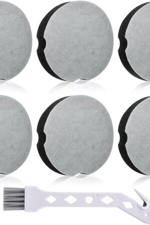 6 Pack Filter Replacement for Bissell Powerforce Compact Lightweight Upright 2112 1520 for Bissel Turbo Bagless 2690 for Cleanview 3437 3508 Vacuum Cleaner, Parts #1604896/160-4896