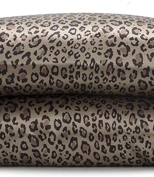2 Pack Standard Pillow Cases – Silky Smooth Pillow Covers – Satin – Great for Hair & Skin – Luxury – Satin Pillowcase - Set of 2 – Leopard